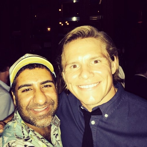 Congrats to @tonycavalero for his engagement party! Sorry for the @crabcakela attire. #tonanniewedding