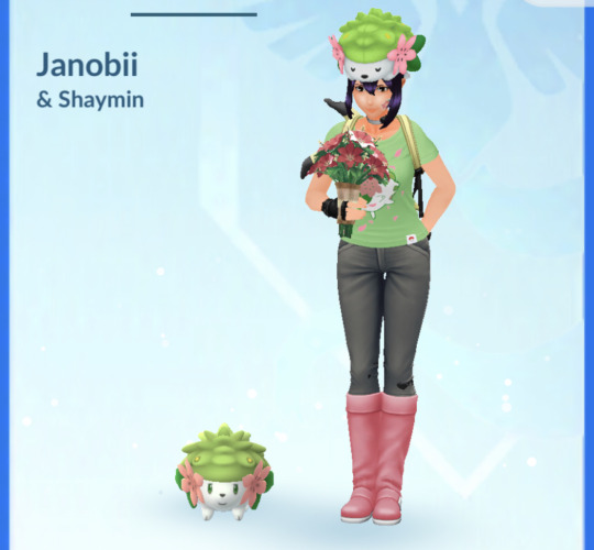 Shaymin added to the collection once again 😍🌸 #pokemongo #pokemon #s