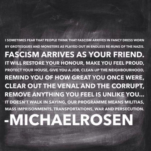 fascism arrives as your friend