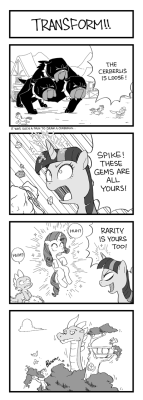 jeffnaga:  pia-chan:  MLP 4koma Page 5: Transform!!