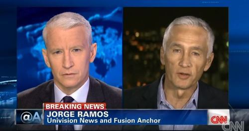FUSION — Fusion's Jorge Ramos Talks Border Crisis on CNN...
