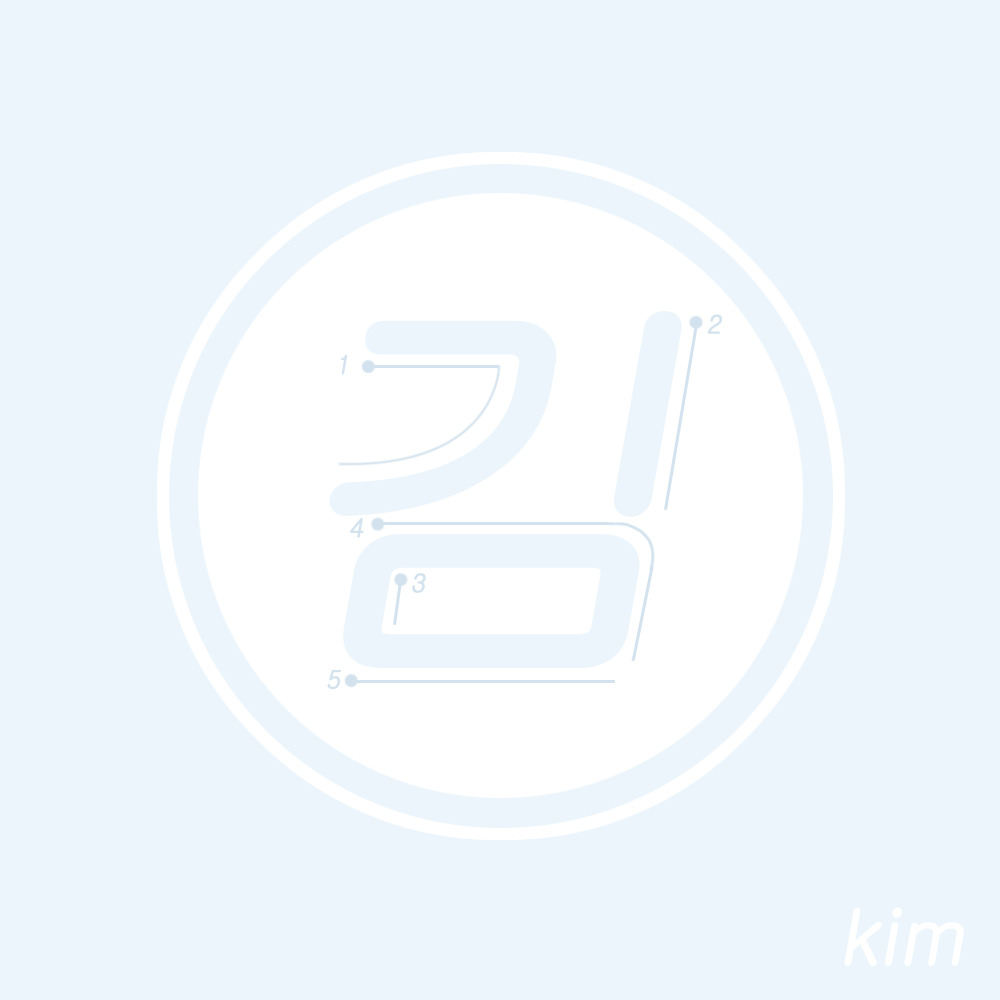 suhodelights:  How to spell â€œKim Namjoonâ€. Start at the dots. Bangtan