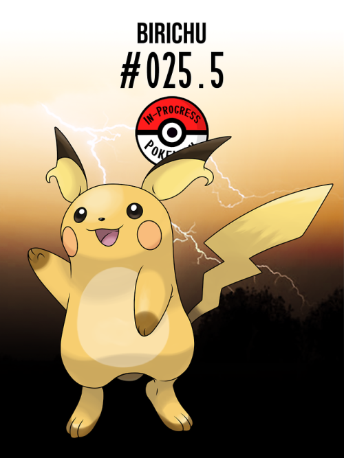 inprogresspokemon:#172.5 - Despite their small size, Pichu are charged with enough electricity to sh