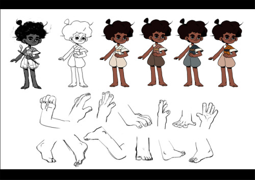 Here are some of my concepts ( and the final model sheet) for Edwin, a protagonist of our graduation