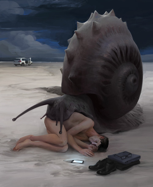 Snail Yana Bau https://www.artstation.com/artwork/1naGEK
