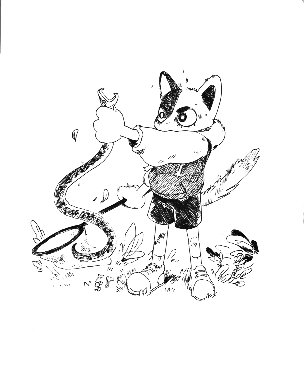 leareymauzaize:  I’ll be doing Inktober this year too!  Day 1: PoisonousDay 2: