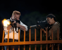 dailytwdcast:  Abraham and Sasha in The Walking