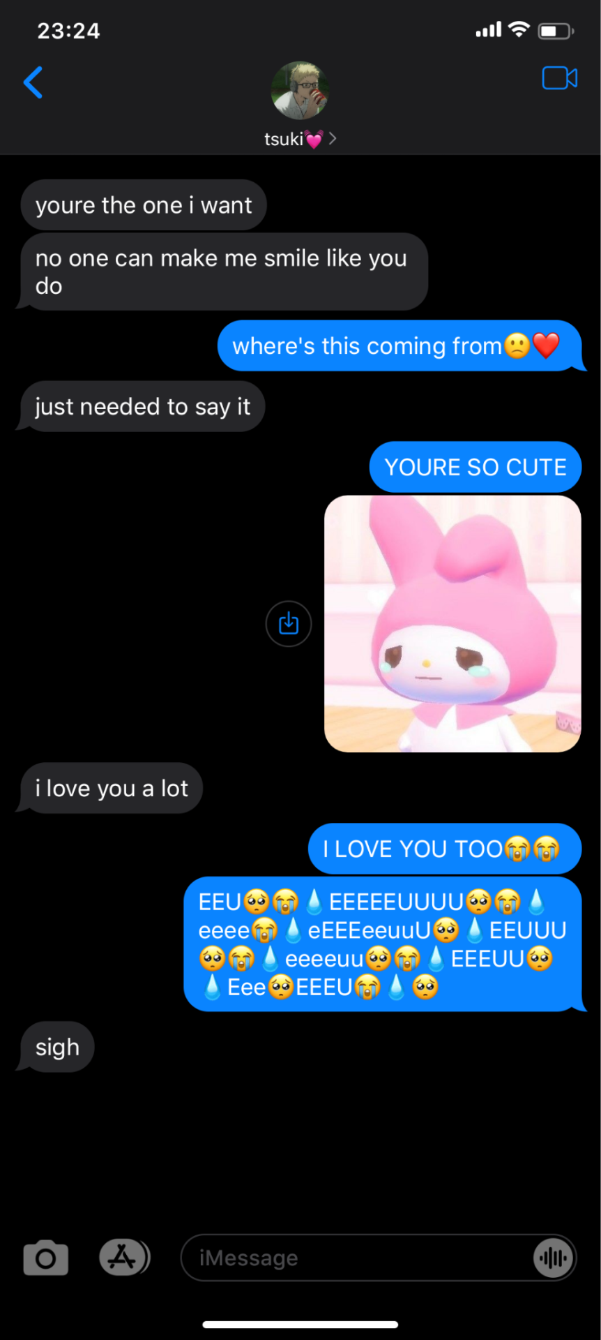 Can We Please Have Tsukishima Just Like Everyday Messages And Maybe One Where We Prank Him By Telling
