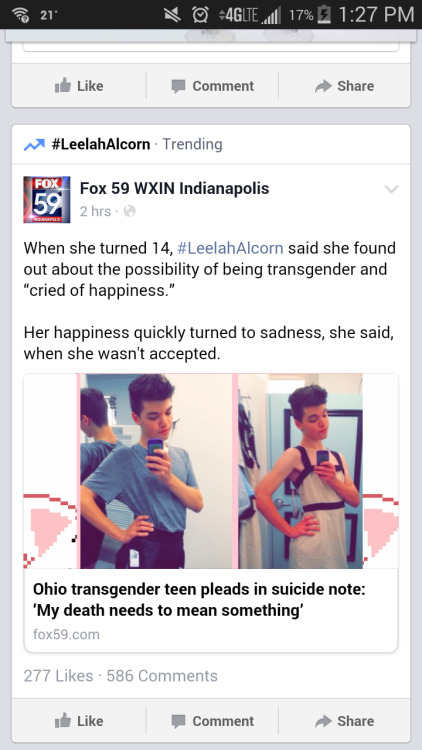 epiclessness:  Its a damn shame fox uses correct pronouns and her own damn parents couldnt