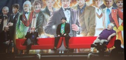 freakingkevinsolo:  Sylvester McCoy felt that he was too small and easily bullied if he sat on the sofa, so he decided this was better 
