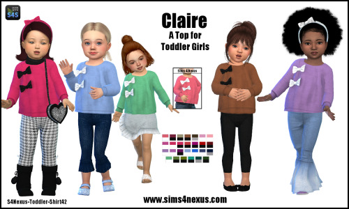 Claire -A Top for Toddler Girls-| GO TO DOWNLOAD PAGE |Thanks so much @littletodds for this sweet lo