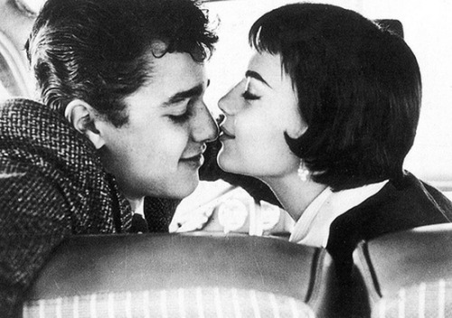 theniftyfifties - Sal Mineo and Natalie Wood in ‘Rebel Without a...