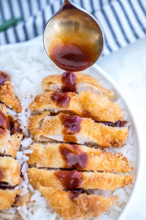 foodffs: Chicken Katsu with Tonkatsu Sauce Recipe: sweetandsavorymeals.com/chicken-katsu/ Fo