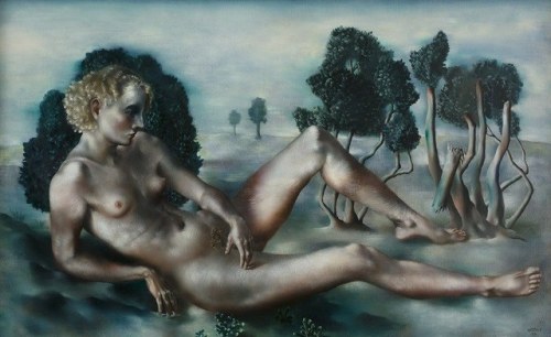 Resting Venus , Wilma   -   Carel Willink, 1931.Dutch,1900-1983Oil on canvas,  