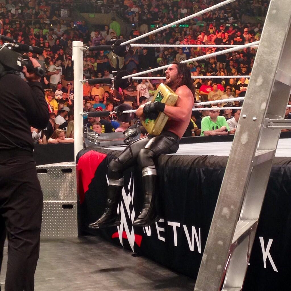 thennowforever-wwefan4life:  Seth Rollins is our 2014 Mr. Money In The Back 