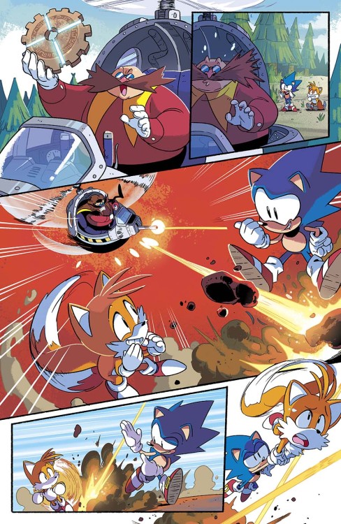 sonicthehedgehog:  Beautiful Sonic comic art by Tyson Hesse for Archie’s new Sonic: MEGA DRIVE #1. If you want to see more like this, be sure to get out there and support it this summer! 