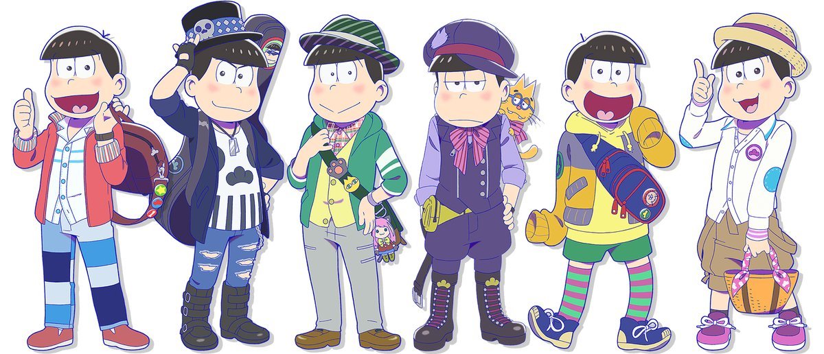 matsubro:  tanita collaboration outfits in full and chibis