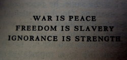 poetryintheair:  George Orwell, 1984 