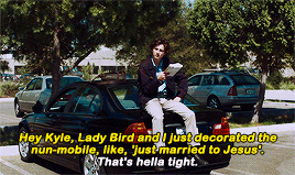 jenniferslawrence:Timothée Chalamet as Kyle Scheible in Lady Bird (2017)