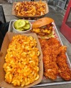 yummyfoooooood:Chicken Tenders, Mac &amp; Cheese, Bacon Cheeseburger and Bacon