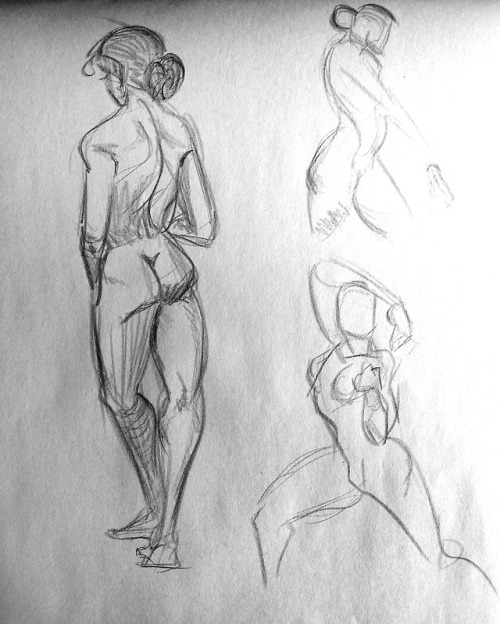  August Life Drawings (2/3) 