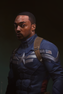 euclase:  Captain America, drawn in PS.