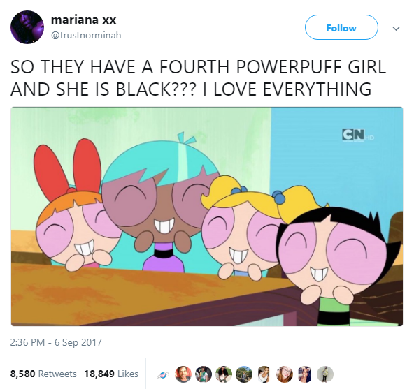 thepowerofblackwomen:The fifth member of the Powerpuff Girls will be portrayed by