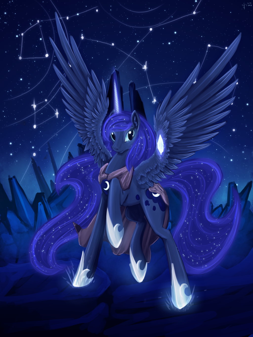 epicbroniestime:  Luna Way to star Forge by ~Dalagar