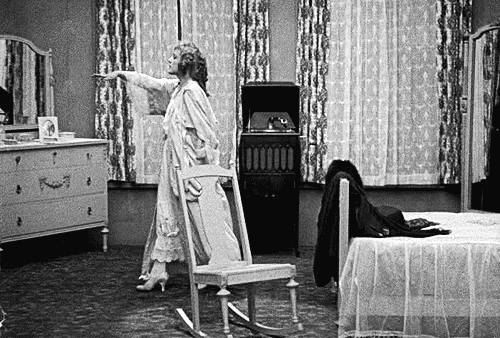 littlehorrorshop:Mildred Davis sleepwalks in High and Dizzy, 1920