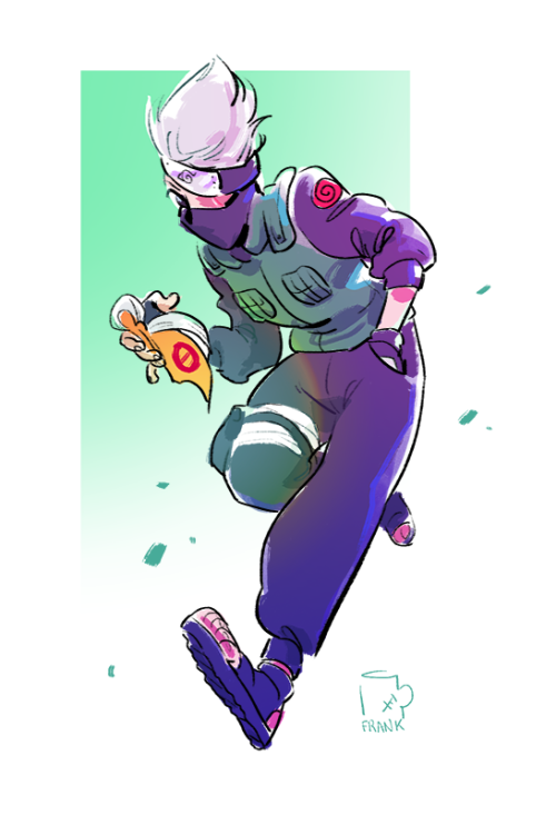hbd kakashi!!!! he’s spending the bday w pals (-’: