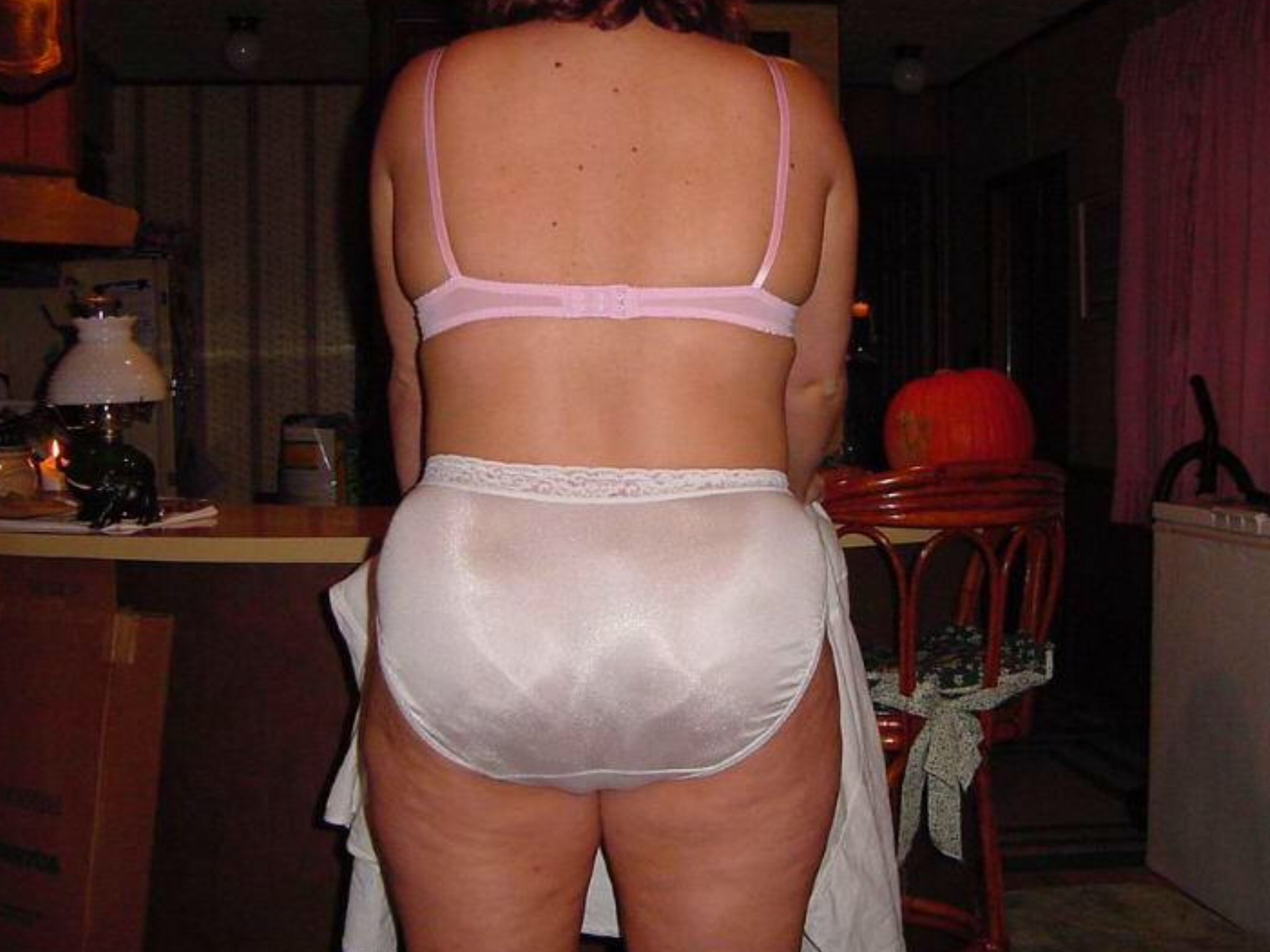 full back satin panties