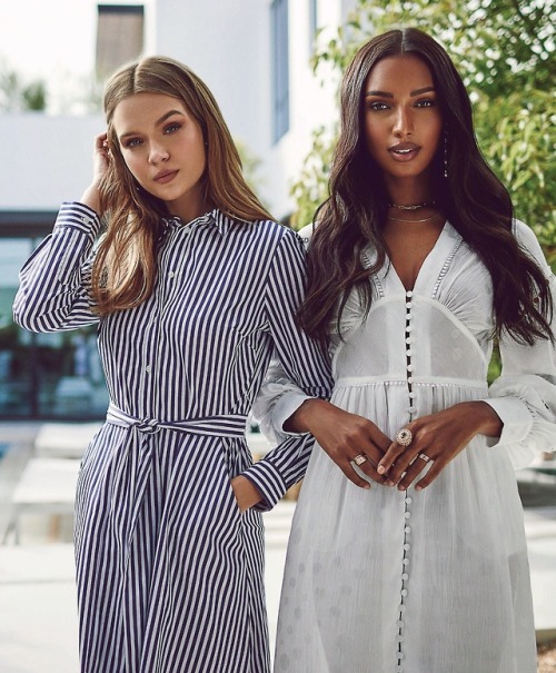 Josephine Skriver & Jasmine Tookes for Hamptons Magazine. By Mike Rosenthal.