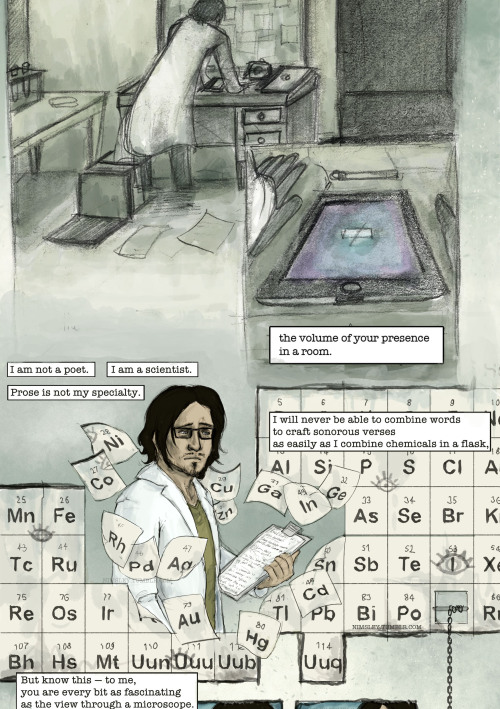 explore-blog:So wonderful: Love Letter from a Scientist by Utterlybanjaxed, with drawings by nimsley