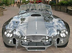 domkashmir:  Mirror polished aluminum Shelby Cobra