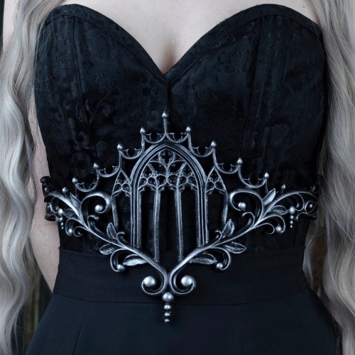 sosuperawesome:Gothic Cathedral Belt // Aconite Creations