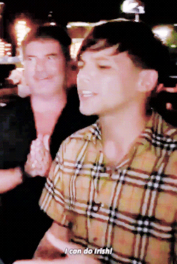 pinklucozade:  Louis doing an Irish accent and imitating Niall