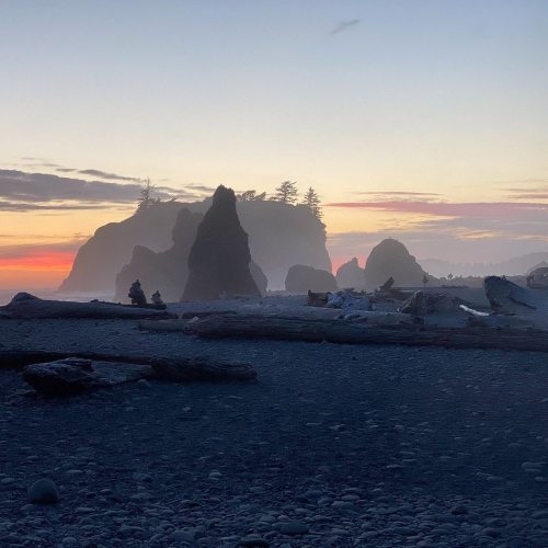 visitportangeles:  We absolutely love this sunset capture from #RubyBeach by @aimeeinthepnw 🤩  #OlympicNationalPark #VisitPortAngeles https://instagr.am/p/CSph68GhSoN/