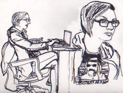 Drawings of my Queer Family. January &amp; February 2013.