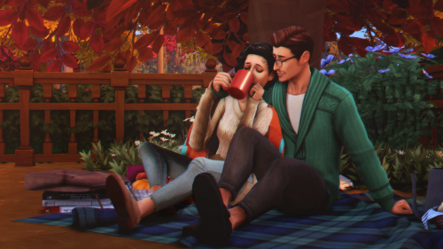 15 Day Sim Couples Challengeoriginal postDay 2 - A picture of your couple in the season they met for