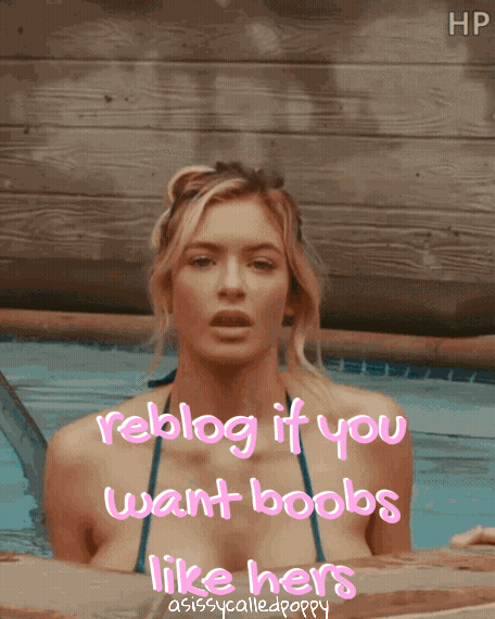 Asissycalledpoppy:sissy Just Wants Big Boobs 🥰👄😍