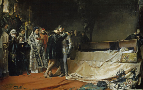 Convertion of the Duke of Gandía (1884) by José Moreno Carbonero