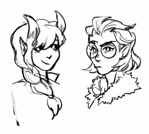 The Only Sport I Like Is BLOODRUSH ‼️🩸‼️ Some Messy Sketches Of Some Cool Kiddos