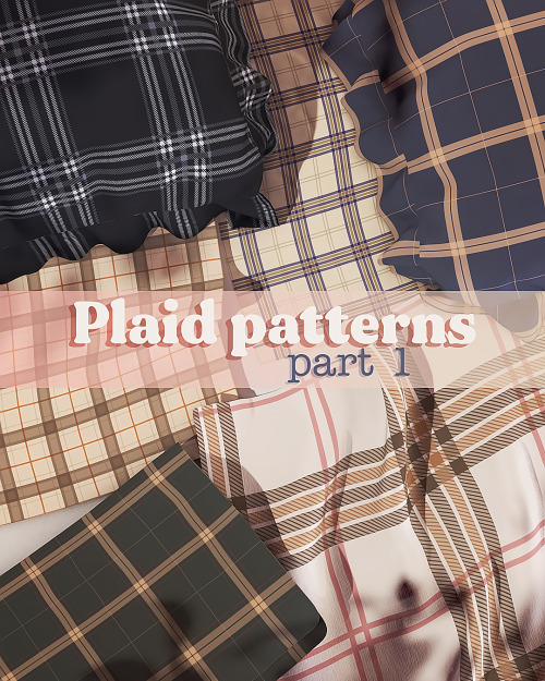 Plaid patterns (part 1)* Hello! For this month’s graphic design download I decided to make a c