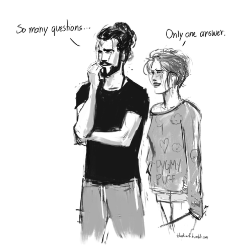 blvnk-art: Harry and Ginny intrigued with their son. [instagram @potterbyblvnk] 