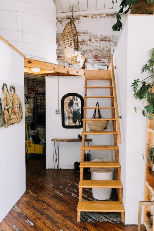 gravityhome: Work/living loft in a former textile factory | photos by Carina Romano Follow Gravity H