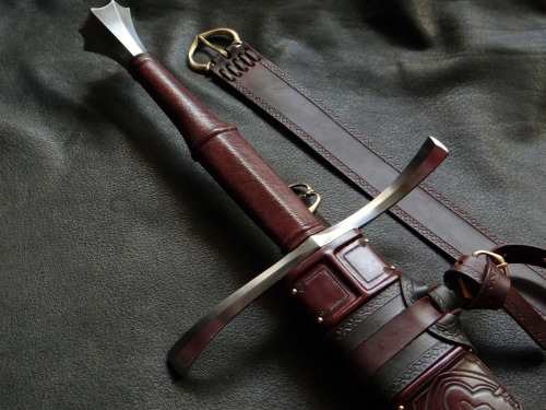 A recently completed scabbard commission for the Albion Earl