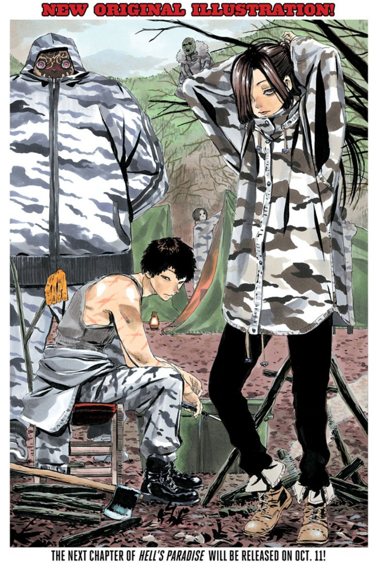 Thank you, Kentarō Miura. — Hell's Paradise: Jigokuraku chapter 118.1  color