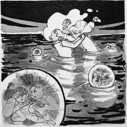 Third Inktober Thingies!! Gotta Love Those Robot Guts (and Glowy Androids)...