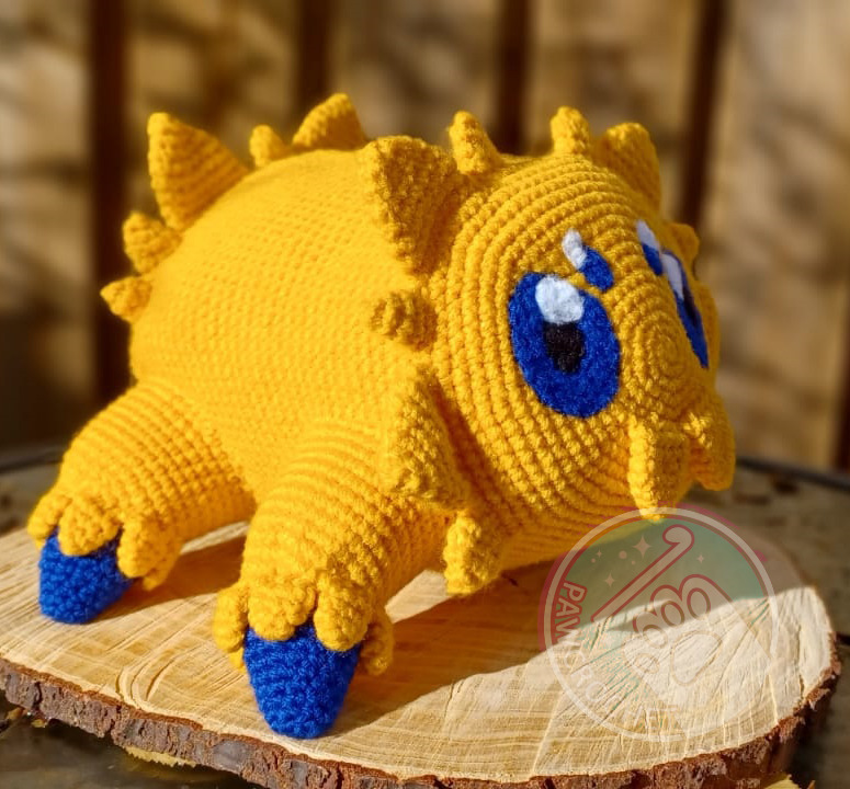 Joltik crochet plush (with pattern) by ListenMagician on DeviantArt