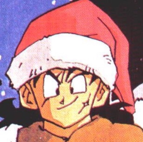 gogu:Some Christmas icons for you and your friendsBonus oolong and gohan